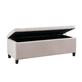 Tufted Top Soft Close Storage Bench