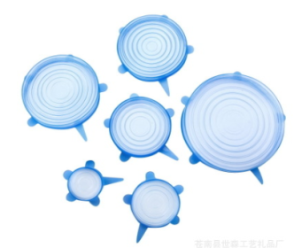 6-piece stretch siliconecover (Option: Blue-2 Set)